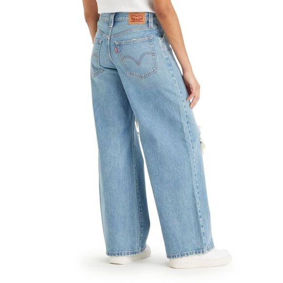 Levi's - Women's Mid-Rise 94's Baggy Wide Leg Jeans Not In The Mood - Picture 3 of 4